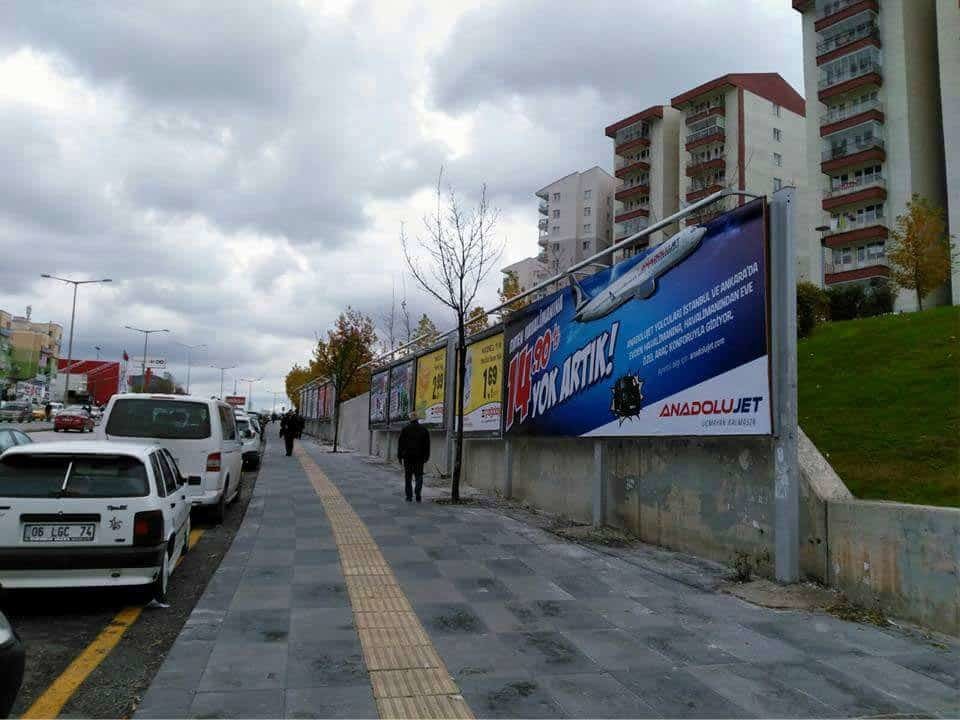 anadolu jet bilboard dijital baski - Anadolu Jet